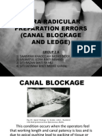 Intra Radicular Preparation Errors