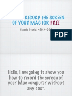 Tutorials #2 How To Record Screen of Mac
