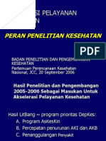 AKSELERASI PELAYANAN KESEHATAN20Sept