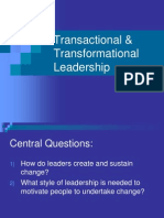 Transactional Transformational Leadership