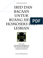 Wirid Buang Sifat Homoseks dan Lesbian