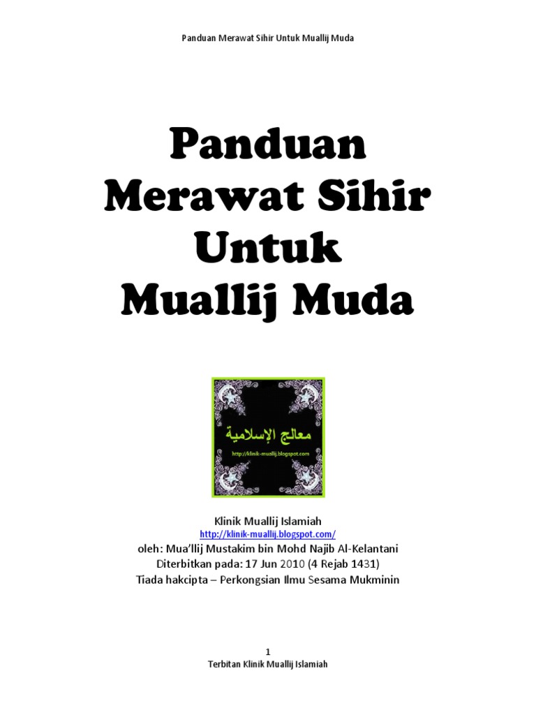 Panduan Merawat Sihir Untuk Muallij Muda Pdf