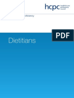 2007 - Standards of Proficiency Dietitians-2007