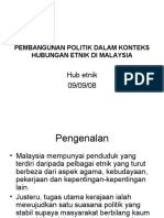 Pembangunan Politik Dalam Konteks Hubungan Etnik Di Malaysia