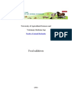 Food Additives: University of Agricultural Sciences and Veterinary Medicine Iaşi