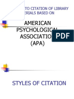 A Guide to Citation