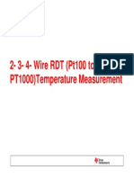 2- 3- 4-Wire RTD Measurement