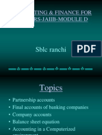 ACCOUNTING & FINANCE FOR BANKERS