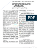 Review Paper On Performance and Exhaust Gas Analysis of Agricultural Diesel Engine by Using Neem Oil and CNG-A Comparative Analysis