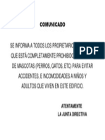 Comunicado