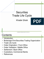 Securities Trade Life Cycle