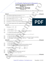 Varianta1a Matematica M - Tehnologic
