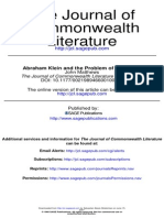 Journal of Commonwealth Literature