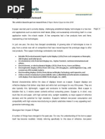 Download E-Paper Marches Forward by NanoMarkets SN22482561 doc pdf
