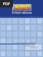 Matemática Aplicada Unidade I