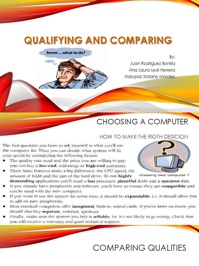 Choosing the Right Computer Guide | PDF
