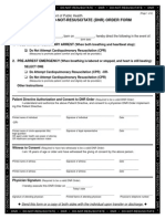 Uniform Do-Not-Resuscitate (DNR) Order Form: Illinois Department of Public Health