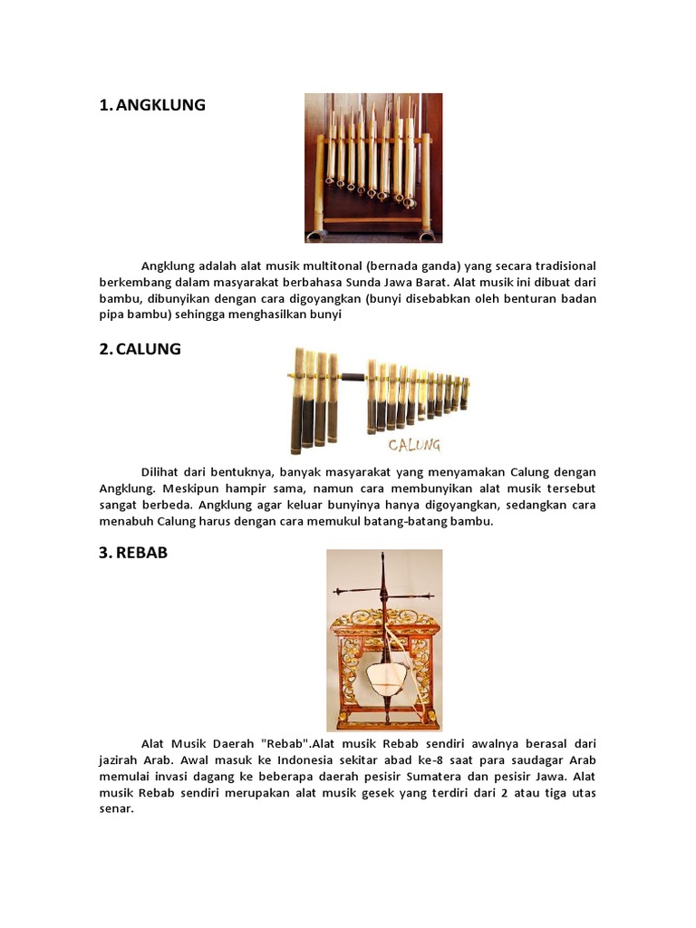 Alat Musik Sasando Dibunyikan Dengan Cara Berbagai Alat
