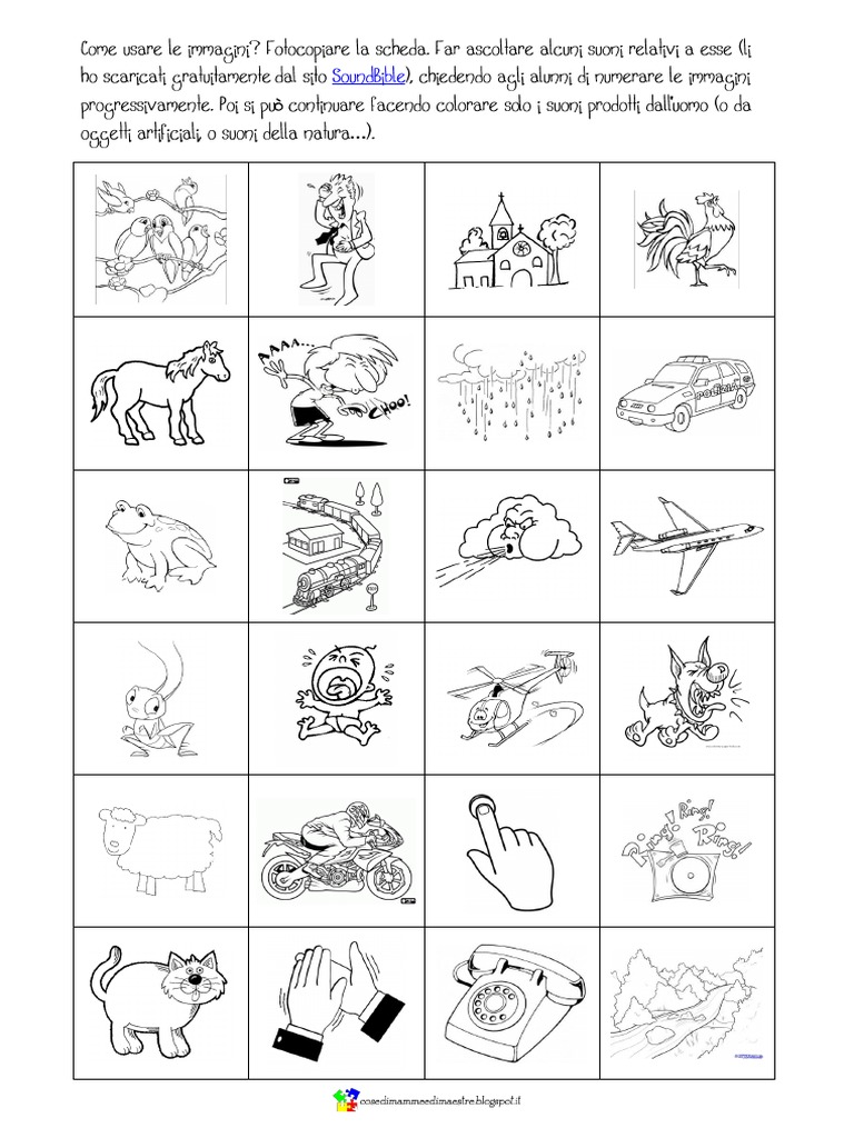 Ascolta I Suoni e Riconosci Chi (O Che Cosa) La Ha Prodotti | PDF