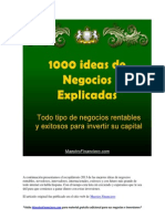 1000 Ideas de Negocios