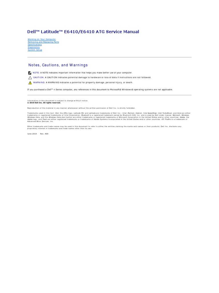 dell latitude e6410 bios update windows 10