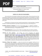 Download 9th Circuit Appeal - Dkt 38 - Notice of Oral Argument by Honor in Justice SN22489978 doc pdf