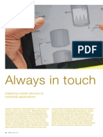 Always in Touch: Adapting Mobile Devices To Industrial Applications