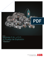 Motores de CA y CC A Prueba de Explosión BALDOR - ABB