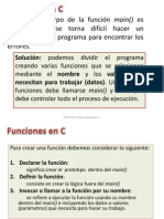 Funciones en El Lenguaje C.