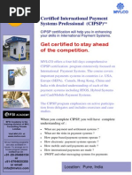 Certified International Payment Systems Professional