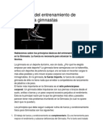 Principios Del Entrenamiento de Fuerza para Gimnastas