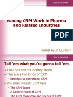 Making CRM Work in Pharma and Related Industries: Kamal Ayub Quraishi