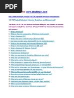 Selenium Interview Questions and Answers