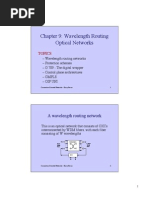 Wavelength Routed Optical Networks