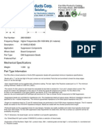 Mechanical Specifications: Fair-Rite Product's Catalog Part Data Sheet, 2661000801 Printed: 2010-11-09