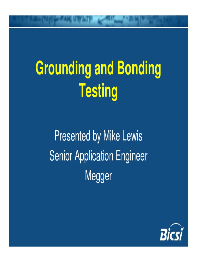 Grounding and Bonding Testing Electrical Resistivity And Conductivity Soil