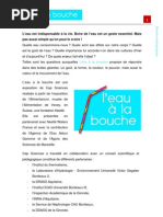 Download Dossier pdagogique Leau  la bouche by Cap sciences SN22500067 doc pdf