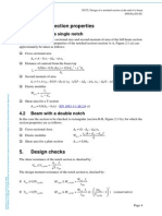 Notched Section Properties: 4.1 Beam With A Single Notch