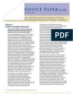 AP14_03Scotland’s Educational and Cultural Future:
a response to the Scottish Parliament’s Education and Culture Committee