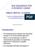 Mechanical Sequence For Class 2 Div 1 Cases / Orthodontic Courses by Indian Dental Academy