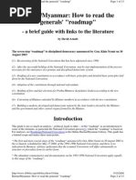 Download 7 Step Road Map of Burmese Regime by tineyintharvoice SN2250232 doc pdf
