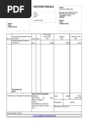 Model Factura Excel