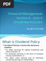 Download Dividend Policies by anupsuchak SN22502650 doc pdf