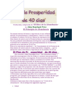 John Randoph Price Plan de Prosper Id Ad de 40 Dias PDF