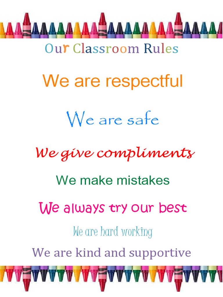 Classroom Rules | PDF