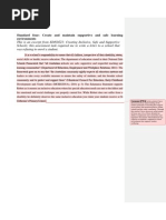 standard four - create and maintain supportive and safe learning environments1