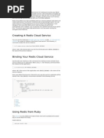 Download Redis Cloud on IBM Codename BlueMix - Manual by itamarhaber SN225036939 doc pdf