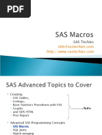 SAS Slides 12: Macros