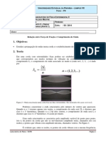 2º Experimento - Ondas Estacionárias