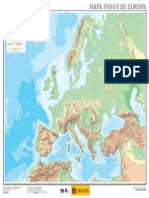 Mapa Europa Fisico Mudo